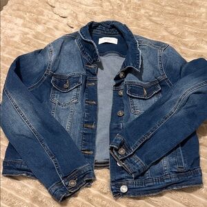 KanCan Dark Blue Denim Jacket